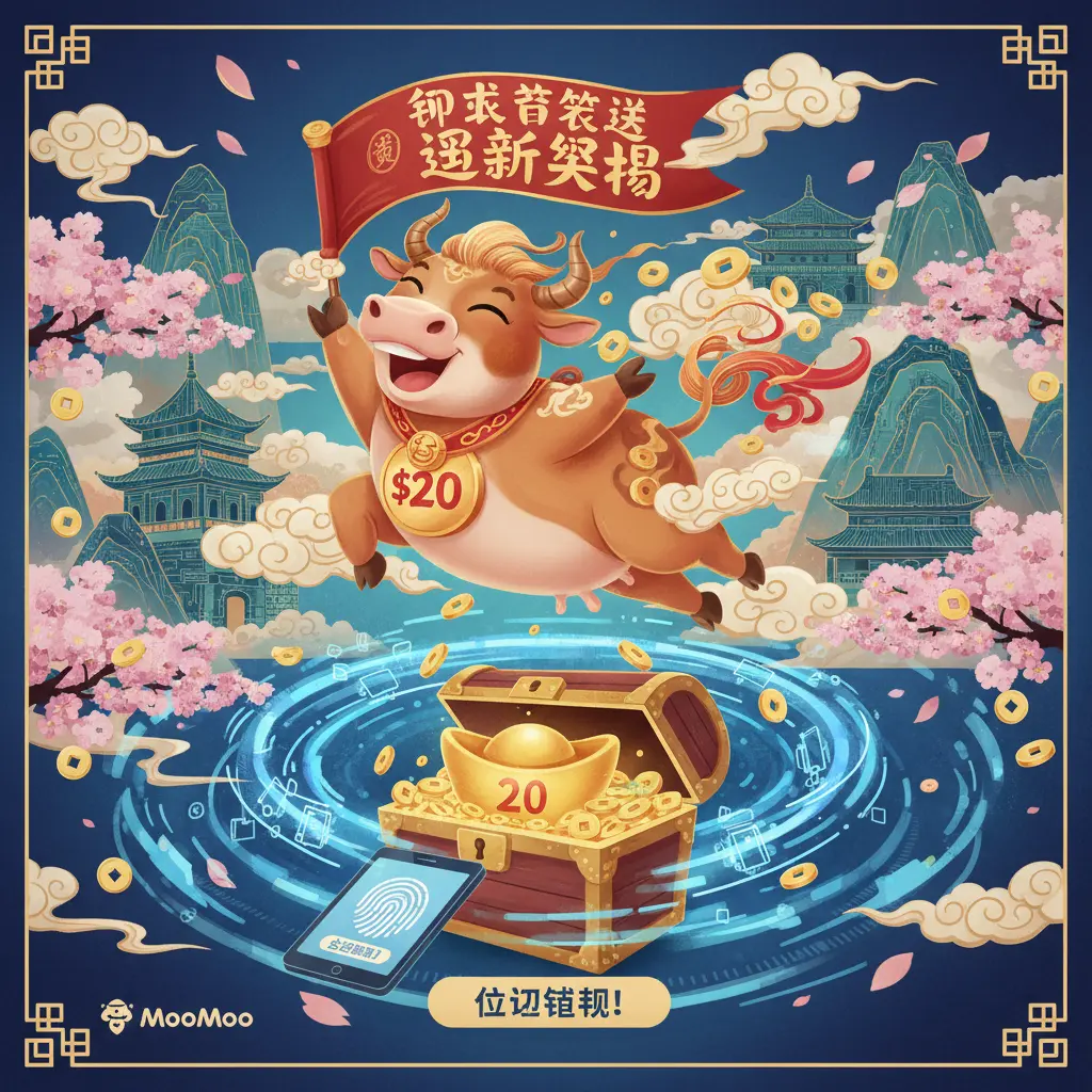 instant $20 sign up bonus - MooMoo